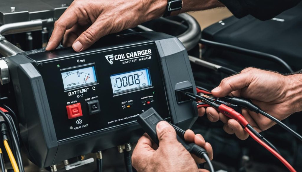 checking charger connections