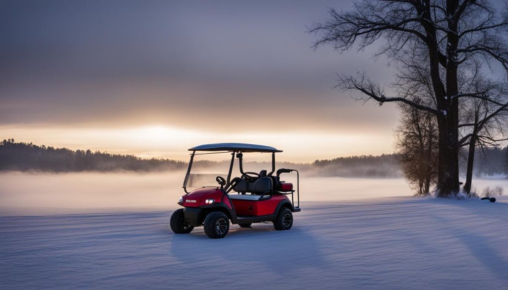 freezing temperatures and golf cart batteries