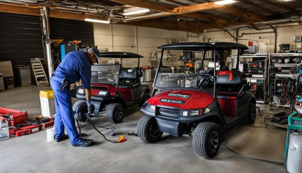 golf cart battery maintenance