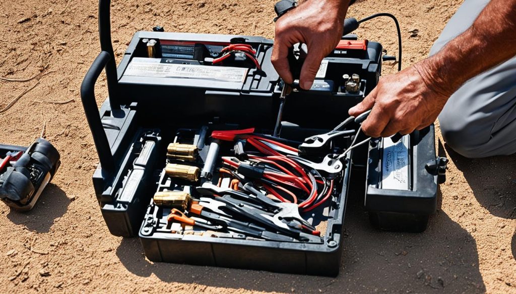 how to revive a dead golf cart battery