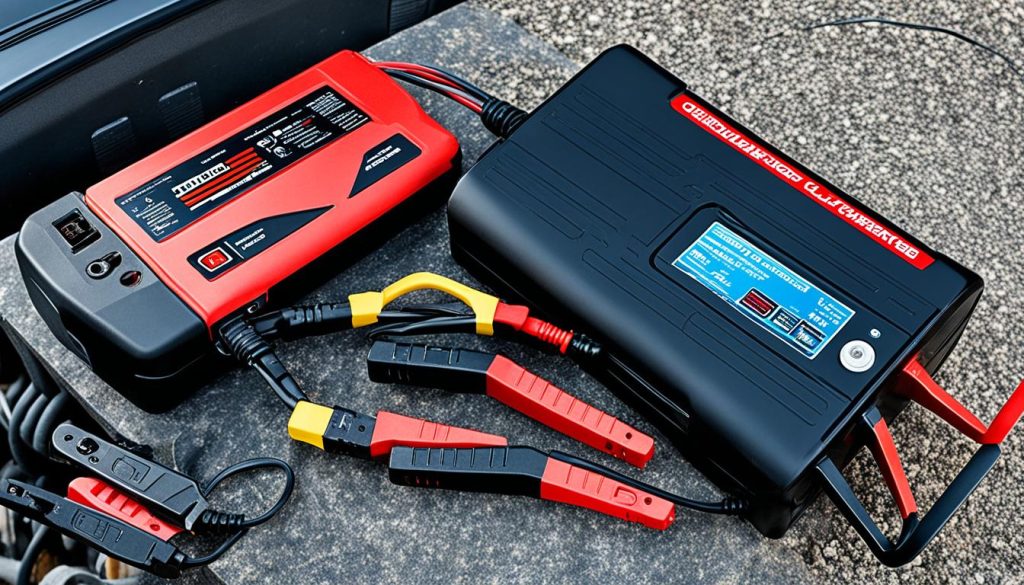 Portable Jump Starter and Battery Charger