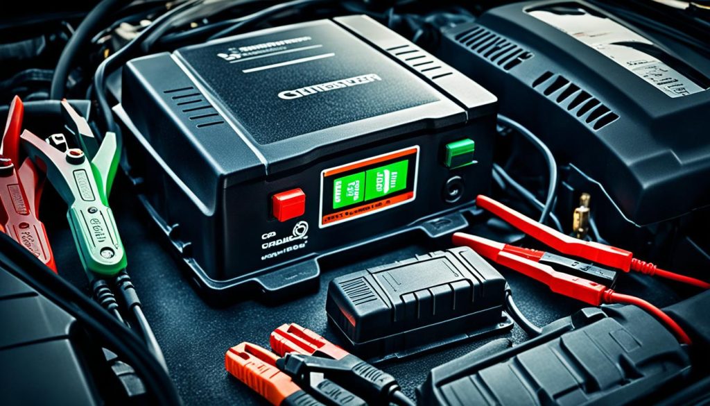 charge dead battery with jump starter