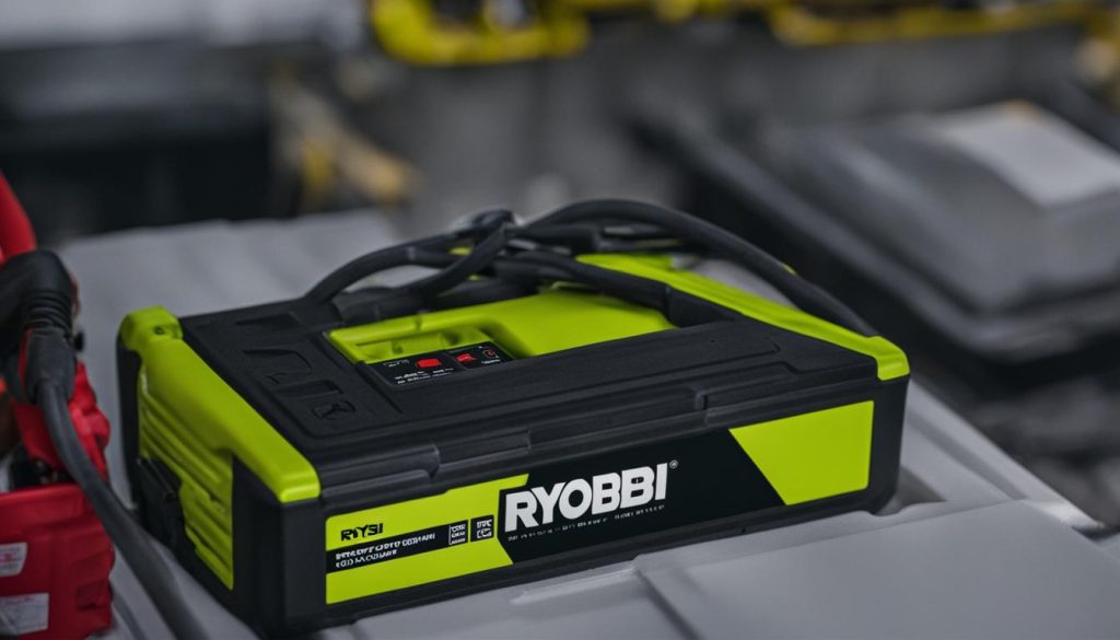 Ryobi battery jump start instructions