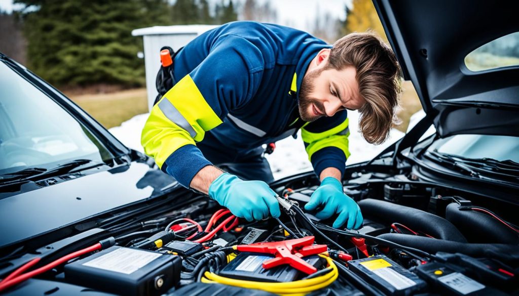 how to jump start a car with a portable battery